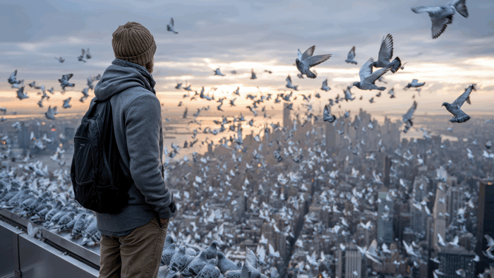 Мурмурация — небесный танец птиц