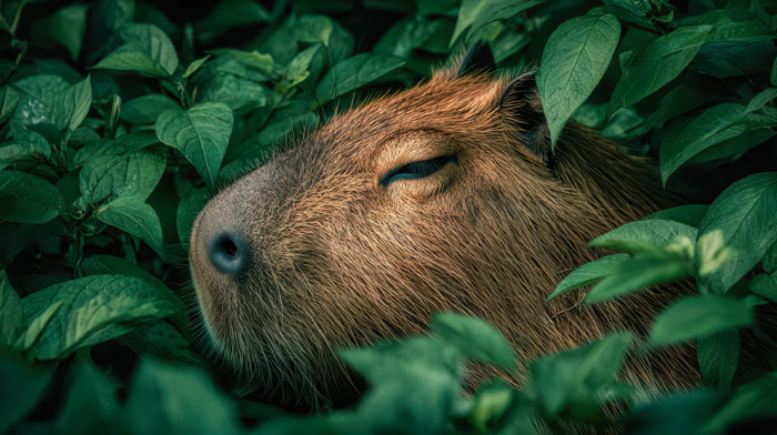 Капибара – символ спокойствия