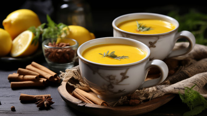 Кофе с куркумой