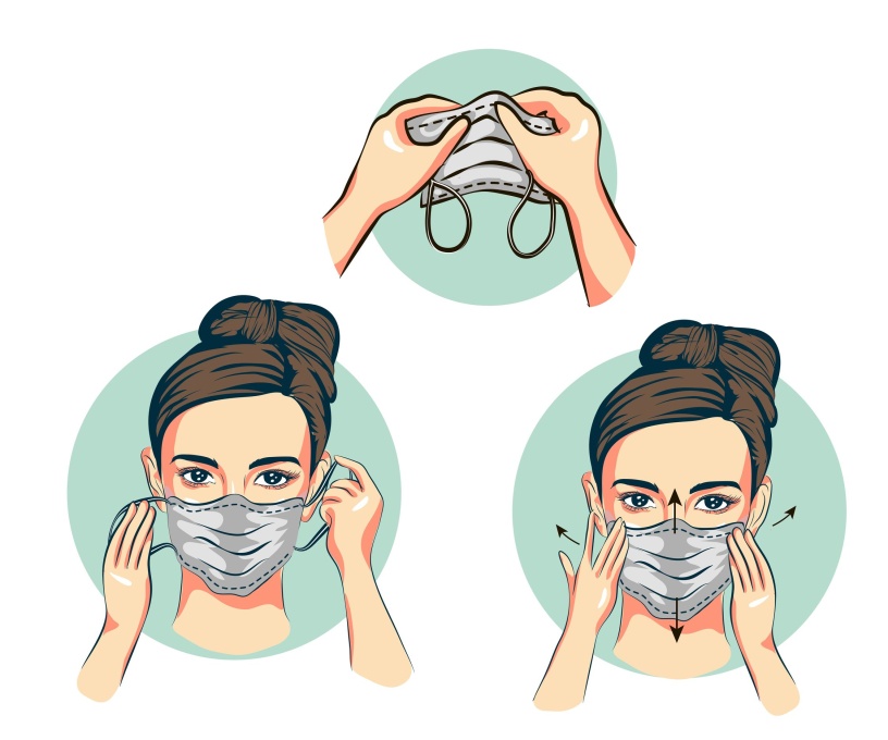 Как правильно носить защитную маску?